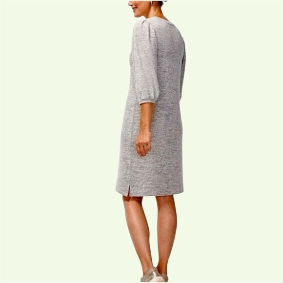 Chicos Zenergy Soft Essentials Knee-Length Sweater Tunic Casual Lounge Dress - Picture 9 of 13